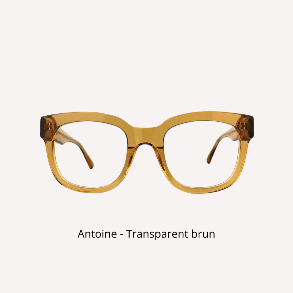 brun brille transparent oversize markeret rusk crosseyes