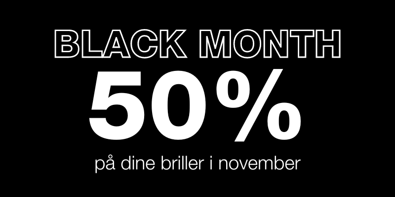 tilbud november black month spar 50 procent